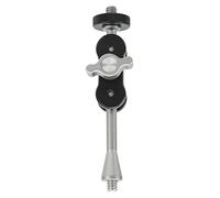 Mtlavishness Universal Aluminium Alloy Camera Extension Mount Bar For With 360 Degree Rotation 2kg Load Bearing 1/4in Standard Interface Ideal For Fill Light Live Microphone And (TM-3)