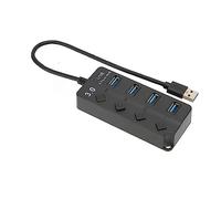 Mtlavishness USB 3.0 HUB 4 Ports High Speed Data Transfer Device for Windows Mac and Linux Connect U Disk Keyboard Mouse and Mobile with 5Gbps Stable Transmission and Plug and