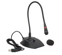 Mtlavishness USB Wired Desktop Microphone for Laptop Clear Recording Adjustable Angle Suitable for Singing Speech Musical Instrument Performance Live Broadcast and Stage ABS