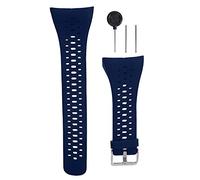 Mtlavishness Watch Band Strap Replacement for Polar Watches Ideal For Everyday Use Soft Flexible Comfortable Silicone Material Adjustable Size Comes With Disassemble Tool Fits (Blue)