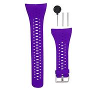 Mtlavishness Watch Band Strap Replacement for Polar Watches Ideal For Everyday Use Soft Flexible Comfortable Silicone Material Adjustable Size Comes With Disassemble Tool Fits (Purple)