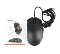 Mtlavishness Wired Gaming Mouse With 6 Adjustable DPI 10 Buttons And RGB Light For Computer Gamers In Various Gaming Scenarios Enjoy Comfortable Grip And 14 Light Effects