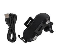 Mtlavishness Wireless Car Fast Charger Phone Holder for Qi Enabled IOS Android Devices Rapid Charging Up To 10W 7.5W And 5W With Automatic Clips And 360 Degree Rotation Ideal For