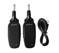 Mtlavishness Wireless Guitar System Multifunctional Rechargeable Bass Transmitter Receiver for Violin Electric Instruments From Wires Suitable for Various Musical Instruments