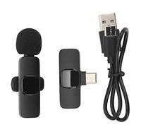 Mtlavishness Wireless Lavalier Microphone Long Lasting Battery Life Plug And Play Small Portable Intelligent Noise Reduction High Sensitivity Suitable For Live Broadcast Gaming (1)