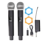 Mtlavishness Wireless Microphone System Excellent Sound Quality Ultra Long Distance Reception Ultra High Frequency Wireless Connection For Karaoke Singing Party Church Classroom