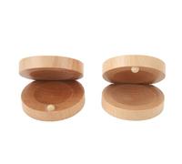 Mtlavishness Wood Finger Clappers Castanets Are Durable Made Of Beech And Coated With Water Soluble Paint Ideal For Kids Education Family Leisure And Stage Performances In
