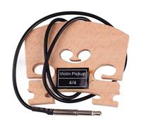 Mtlavishness Wooden 4/4 Violin Bridge with Internally Mounted Piezo Pickup High Sensitivity Ideal for Professional Performances and Novice Practitioners Maple Bridge for 4/4 Full