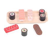 Mtlavishness Wooden Sushi Restaurant Pretend Play Set Colorful And Bright Appearance For Time Play Kitchen Pretend Toy Suitable For Kids Over 3 Years Old Approx 21 X X 4cm
