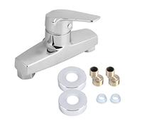 Mtlavishness Zinc Alloy Bathroom Bathtub Single Handle Faucet Wall Mounted Bath Shower Valve Mixer Tap with Saving Technology Non Splashing Design Easy Installation for Vario