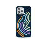 Mtlinasea Puzzle Fidget Funny Phone Case with Interactive Maze Pattern, Silicone Material, Shock-Absorbent and Drop Protection for Stress Relief, Fun Gift for aldult (for iPhone 16Pro Max,Turquoise)