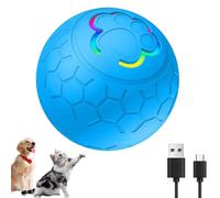 mtlsttbd Interactive Dog Toys Dog Ball, 2024 New Upgraded Active Moving Pet Dog Balls Toy, Washable Durable Electronic DogToy Rechargeable Automatic Rolling Ball Toys for All Cats Dogs (blue)