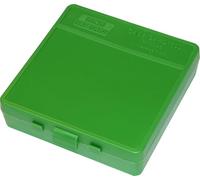 MTM 100 Round Flip-Top Ammo Box 40/45/10MM Cal (Green)