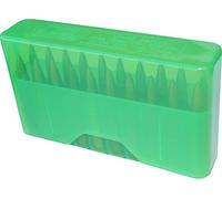MTM 20 Round Slip-Top Rifle Ammo Box, Clear Green