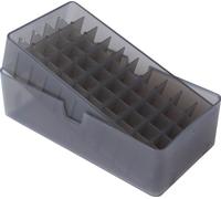 MTM 50rd Ammo Box .38 - Slip Top (Smoke)
