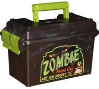 MTM AC50Z Ammo Can, 50-Caliber, Heavy-Duty Dual Latching System, Rugged Polypropylene Plastic, O-Ring Seal System, Water Resistant, Bulk Ammo Storage, USA Made, Zombie