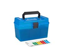 MTM CASE-GARD AMMO CASE H50 MAGNUM Deluxe 50 rd Boxes Large New Style in Clear Blue: 30-30 Win / .303 British & Long Magnums