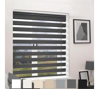 MTM Day Night Blind Dark Grey 150cm Long Drop