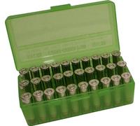 MTM Handgun Ammo Box - 50rd .44 (Clear Green)