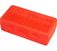 MTM Handgun Ammo Box - 50rd 9mm (Red)