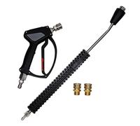 MTM Hydro Pressure Washer 20” Extension Wand and SGS28 Spray Gun Kit High Pressure Sprayer with Live Swivel 4000 PSI for Car Wash and Auto Detailing