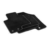 MTM Pro-1456 Tappetini ix35 / Sportage III 2010 >, su Misura in Velluto Nylon, Bordi in Similpelle e Doppia Impuntura Cromata
