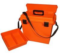 MTM SPUD7-35 Sportsmen's Plus Utility Dry Box, O-Ring Sealed, Nylon Shoulder Strap Included, USA Made, Orange