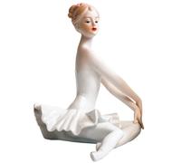 MTME ???? Porcelain Figurines Ballet Dancers Posture B, Sculpted Statue, Handicrafts, Art Ware, Sculpture, Home Decor (Ornament, Decoration, Gift)