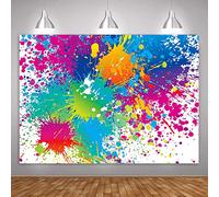 MTMETY 10x7Ft Colorful Splatter Background Abstract Background Paint Splash Backdrop Video Studio Photograph Photo Booth Props Backdrop ME595
