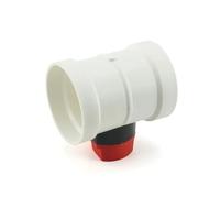 MTMXALBBR 1N/4N ABS Plastic Motorized Damper PVC Check Valve Air Duct Volume Controller for Ventilation Pipe Leisurely(75mm)