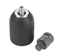 MTMXALBBR 2-13mm Keyless Drill Chuck 1/2"-20UNF with 1/2" Thread Adaptor for Impact Wrench Conversion Leisurely