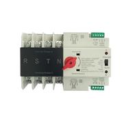 MTMXALBBR 3 Phase 4p Din Rail ATS 400V 110V Dual Power Automatic Transfer Electrical Selector Switch Uninterrupted Leisurely(63A 110V PV Type)