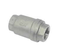 MTMXALBBR 304 Stainless Steel Vertical Check Valve H12 Water Pump Water Pipe One-Way DN15/20/25/32/40/50 Leisurely(1-1/4 inch)