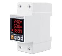 MTMXALBBR 63A 230V 3IN1 Display Din Rail Adjustable Over Under Voltage Surge Protector Relay Current Protect Kwh Leisurely