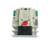 MTMXALBBR Mini 2p 125A ATS Dual Power Automatic Transfer Switch Single Phase DIN Rail Electrical Selector 230V 110V Leisurely(63A 110V)