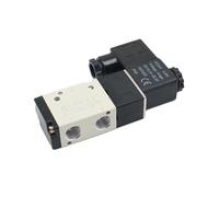 MTMXALBBR Pneumatic Solenoid Valve 3 Way 2 Position Air Directional Control 3V210-08 DC12V DC24V AC110V AC220V Leisurely(AC 110V)