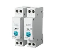 MTMXALBBR Smart Circuit Breaker MCB 1P+N Timer Power Energy KWh Voltage Current Meter Protector Voice Remote Leisurely(No Metering,20A)