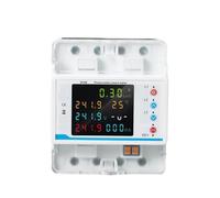 MTMXALBBR Smart LCD Meter Circuit Breaker 3-Phase 4-Wire Multifunctional Over Under Voltage Protector 100A 220V 380V Leisurely