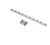 MTN9 Mini Linear Rail Guide, Linear Sliding Guideway for CNC 3D Printer, Bearing Steel Micro Linear Rail with Rubber Stoppers, Compatible with Ender 3 Corexy D (200mm)