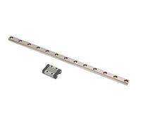 MTN9 Mini Linear Rail Guide, M3 Bearing Steel Sliding Guideway for CNC 3D Printer Upgrade, Compact Micro Slide for Ender CoreXY Tronxy (250mm)