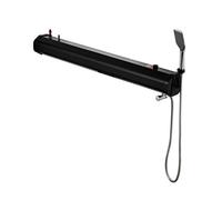 MTNBHH 4.8 Gallon Solar Portable Pressurized Water Tank, Roof Rack Shower for Camping, Overlanding, Trucks, SUV, Off Road Vehicle Outdoor Washing System(30L)