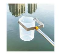MTNBHH 500ml 1000ml Telescopic Water Sampler, Stainless Steel Rod with Pendulum Beaker for Environmental Monitoring, River Water Sampling(White 500ml,1.23~5m)