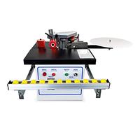 MTND Edge Banding Machine, 1200W Portable Edgebander, Desktop Automatic Edge Bander, 120-220℃ Double Sided Gluing Automatic Feed, Break Belt Upgrade, 2-6m/min