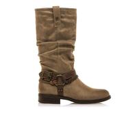 MTNG Flat Boots Woman Flat Boots PERSEA 59347 Woman | Casual Flat Boots | Zip Closure, stone, 4 UK