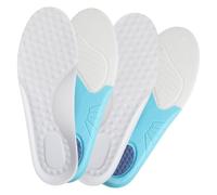 MtnLaur Kids Insoles 2 Pairs, Memory Foam Insoles, Trimmable Comfort Insert, Inner Soles for Kids Children Toddler, Breathable Sport Shoe Inserts for Arch Support Shock Absorption Insole (34-37)