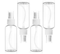 MtnLaur Small Spray Bottle 4 Pack, Empty Spray Bottle, Transparent Fine Mist Travel Bottle, Atomiser Spray Bottles, Empty Refillable Reusable Pump Container for Traveling and Outgoing(50ml)