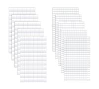 MtnLaur Sticky Foam Pads Squares 1650 Pcs, Sticky Dots Squares, 3D Square Glue Dots Double Sided Tape, Adhesive Mount Dots, for Shaker Cards Scrapbook DIY Craft Office Supplies, 10 Sheets