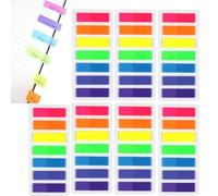 MtnLaur Sticky Tabs 980 Pcs, Book Tabs with 7 Color, Colorful & Writable Self-Adhesive Sticky Notes Tabs, Repositionable Book Tabs for Annotating, Annotation Tabs for Marking and Highlighting Pages