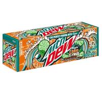 MTNN Dew USA Baja Blast Soda Cabo Citrus Pack of 12 x 355 ml Beverage Refreshing Citrus Taste Ideal for Parties and Everyday Drinking