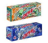 MTNN Dew USA Soft Drink Variety Pack - 24 Cans, Baja Carbo Citrus & Voltage (12 Cans Each, 355 ml)